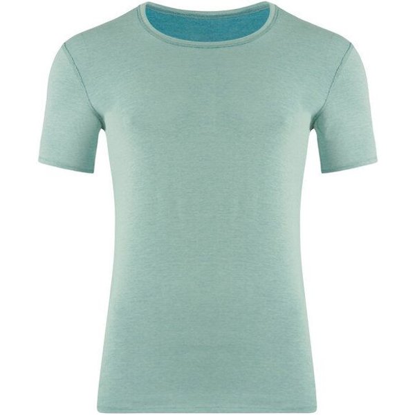 nice to meet me Core T Melange – T-Shirt aus Baumwolle und Polyester