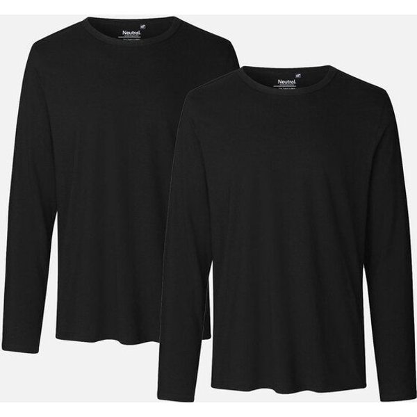 Neutral® Neutral Doppelpack Long Sleeve Shirt Herren - Bio-Baumwolle