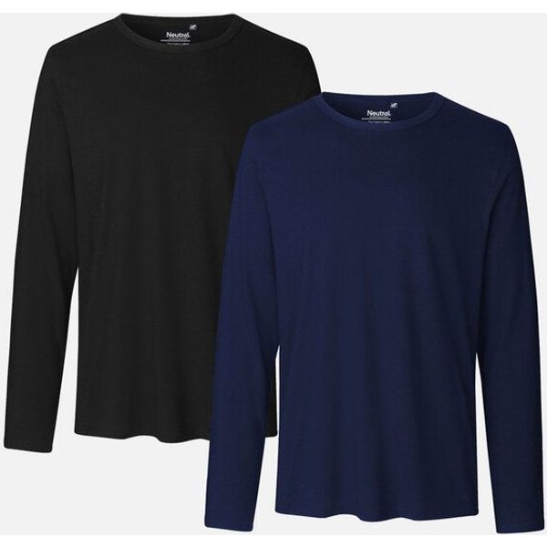 Neutral® Neutral Doppelpack Long Sleeve Shirt Herren - Bio-Baumwolle