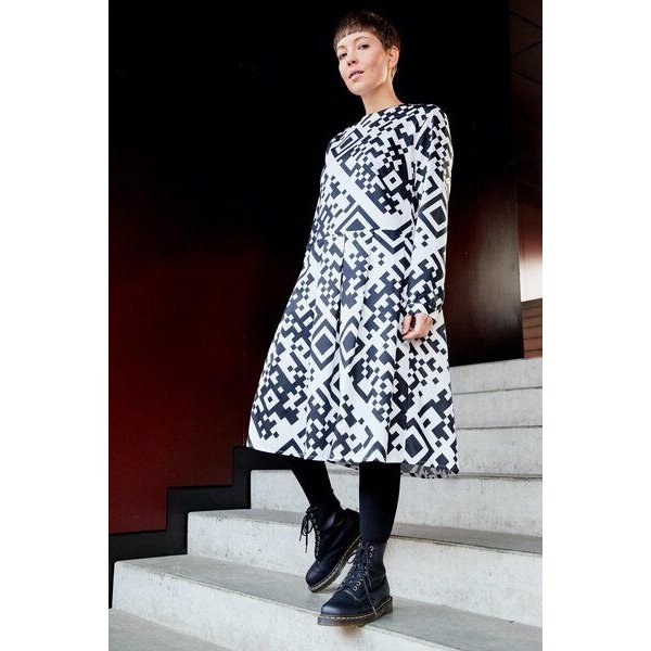Sophia Schneider-Esleben Dress Eve QR - Damenkleid aus Bio-Baumwolle