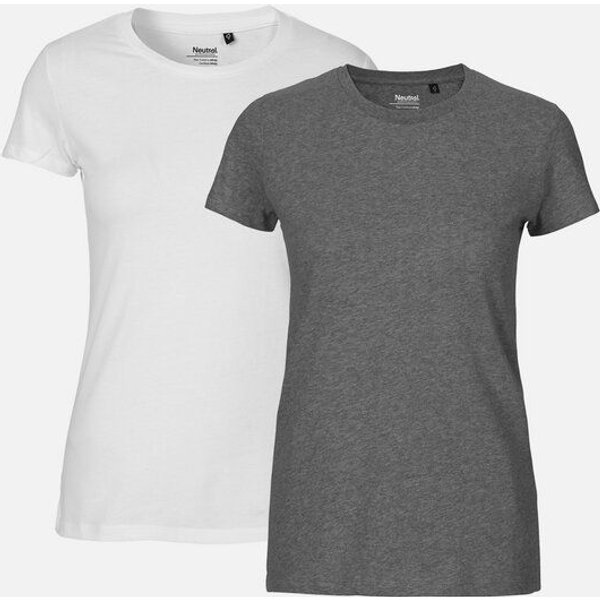 NEUTRAL® Doppelpack Damen Bio T-Shirt - Bio Baumwolle