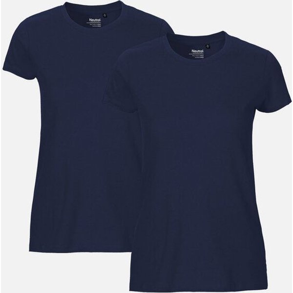 NEUTRAL® Doppelpack Damen Bio T-Shirt - Bio Baumwolle