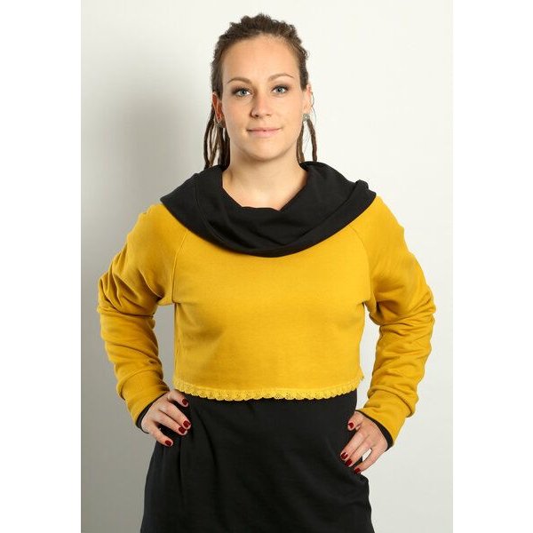 Die rote Zora Damen Kurzsweater aus Bio-Baumwolle