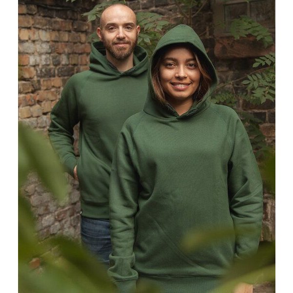 päfjes Basic / Blanko - Fair gehandelter Unisex Bio Hoodie / Kapuzenpulli
