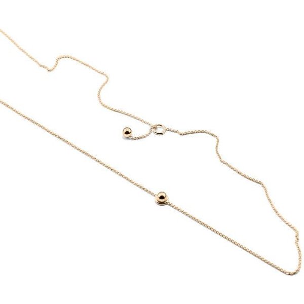 Jonathan Radetz Jewellery Kette SPHERE, Gold 585, 14 Karat, Länge 53 cm, Handmade in Germany