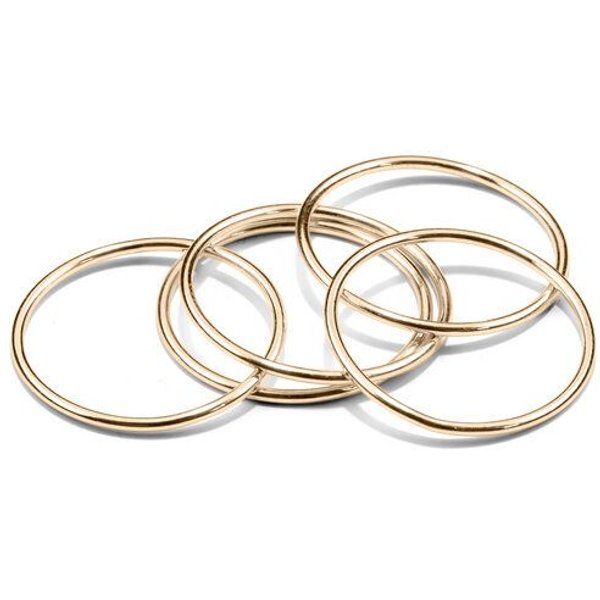 Jonathan Radetz Jewellery Ring WIRE, Gold 585, 14 Karat, Ringgröße 50 - 56, Handmade in Germany