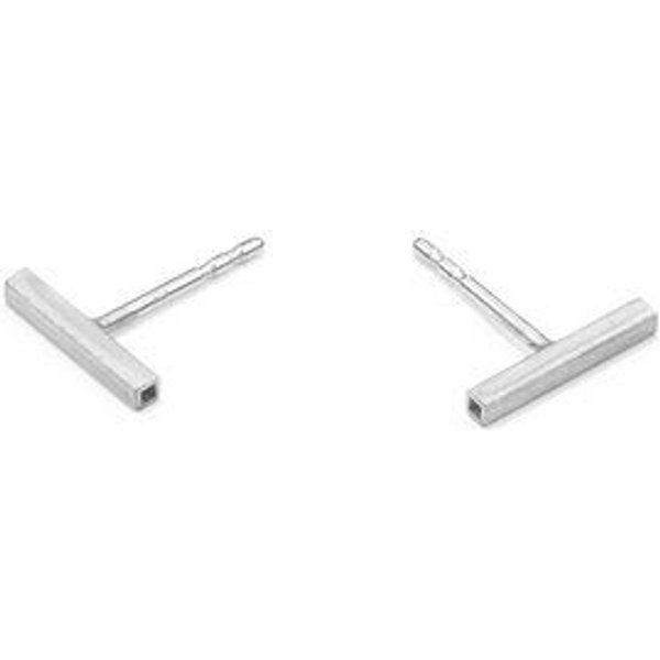 Jonathan Radetz Jewellery Ohrstecker fineSQUARE, Silber 925, Sterlingsilber, Länge 10 - 40 mm, Handmade in Germany