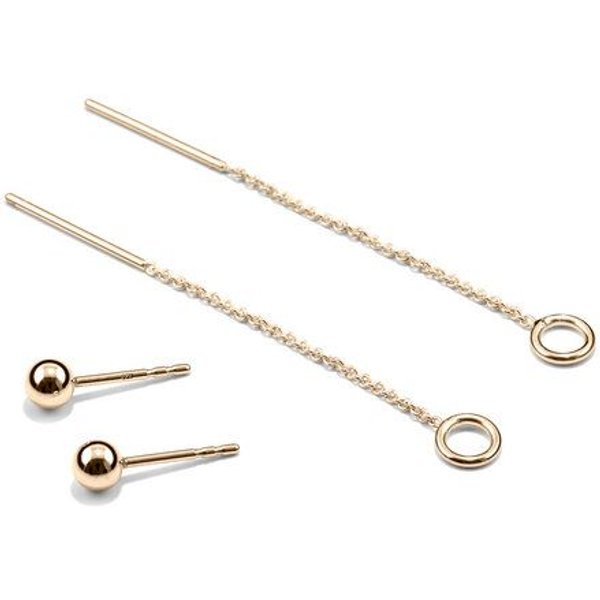 Jonathan Radetz Jewellery Hänger LOOP, Gold 585, 14 Karat, Handmade in Germany