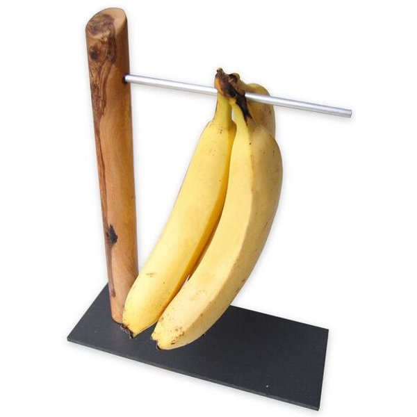Olivenholz erleben Bananenhalter aus Olivenholz