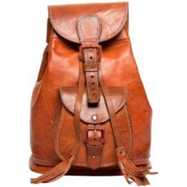 hecho. Lederrucksack "Carla“