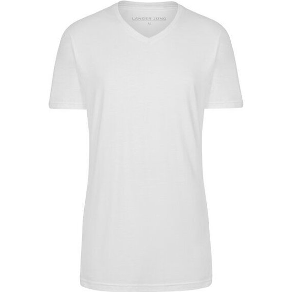 LANGER JUNG 2er Pack - T-Shirts extra lang mit V-Ausschnitt