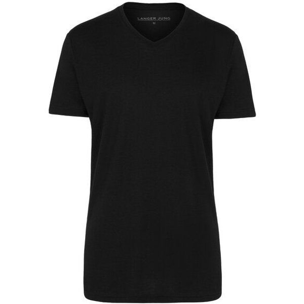LANGER JUNG 2er Pack - T-Shirts extra lang mit V-Ausschnitt
