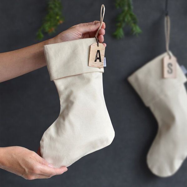 renna deluxe Nikolaus-Stiefel mit Monogramm
