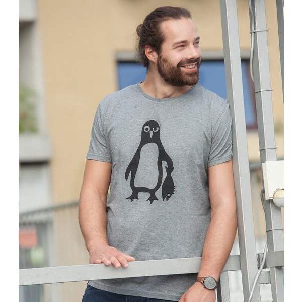 päfjes Pinguin Paul - Fair Wear Männer Bio T-Shirt