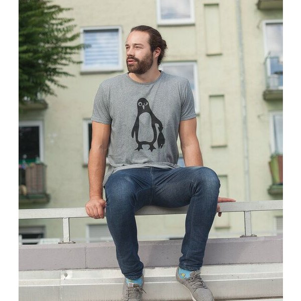 päfjes Pinguin Paul - Fair Wear Männer Bio T-Shirt