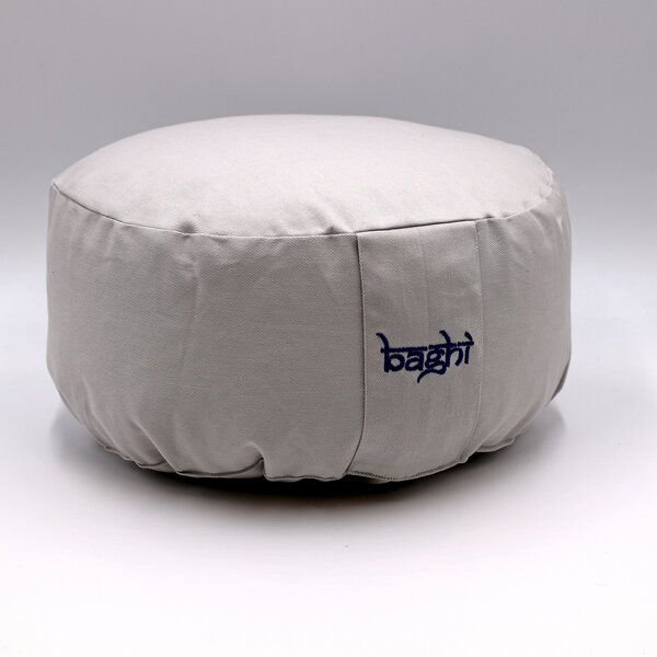 BAGHI rundes Meditationskissen basic 15cm hoch Baumwolle