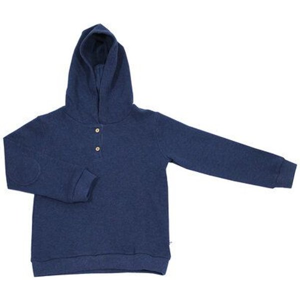 Leela Cotton Baby und Kinder Piqué Kapuzenshirt reine Bio-Baumwolle