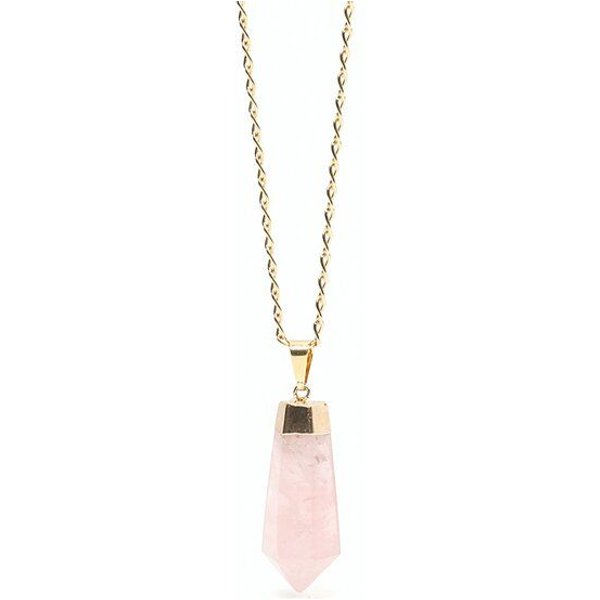 Rosenquarz Halskette von Crystal and Sage