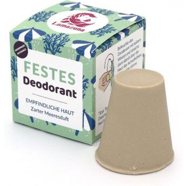 Festes Deo | Zarter Meeresduft | Lamazuna | antibakteriell