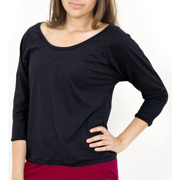 Lena Schokolade Jump in Pulli/ Raglan Top - schwarz
