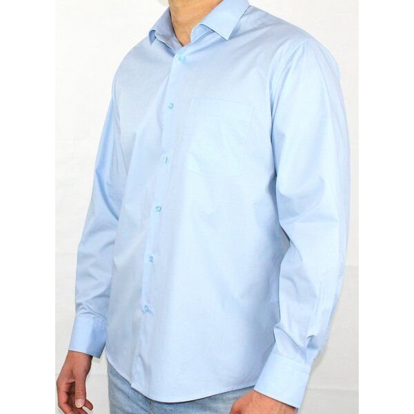 RIBESSE Herren Business Hemd aus Bio Baumwolle slim fit Style