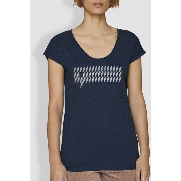 little kiwi Damen T-Shirt "Tropfen", Navy