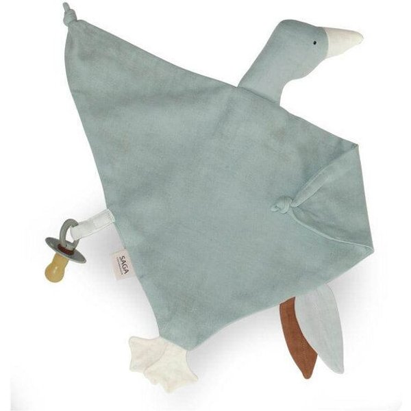 Schnuffeltuch Musselin *Gans Blicki* GOTS zertifiziert | Saga Copenhagen