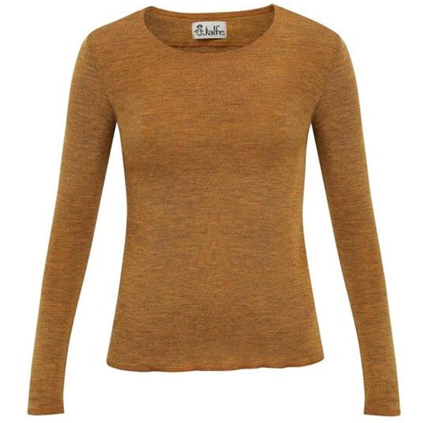 Jalfe Longsleeve Wolle plain melange