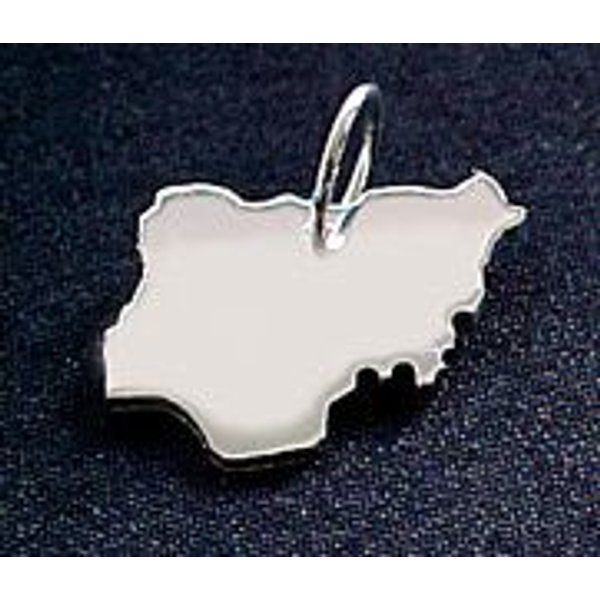 S.W.w. Schmuckwaren NIGERIA Kettenanhänger in 925 Silber
