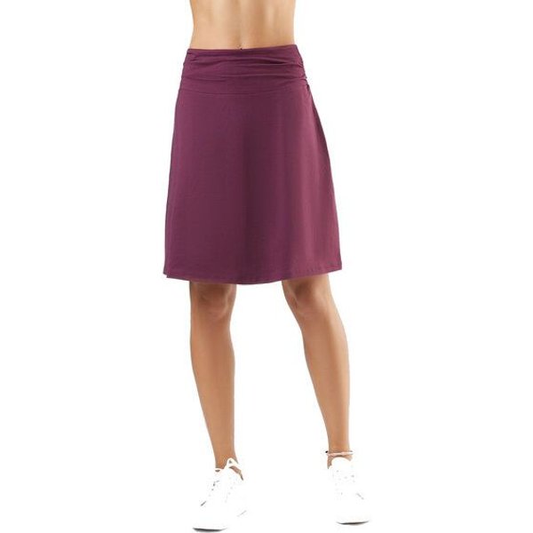 Leela Cotton Damen Röcke Lang Bio-Baumwolle Rock Kleid