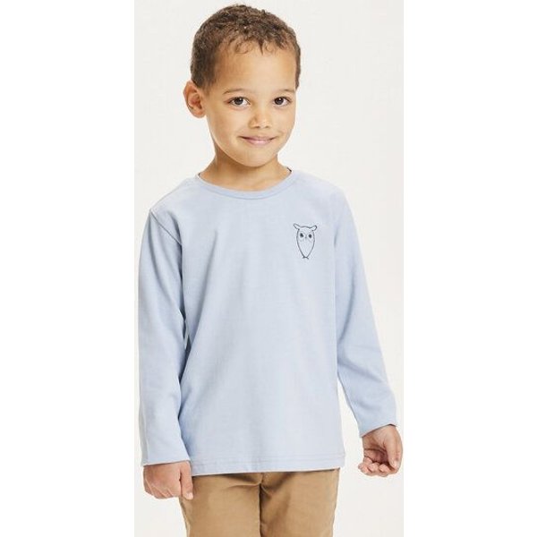 KnowledgeCotton Apparel Kinder Langarm-Shirt Flax Owl reine Bio-Baumwolle