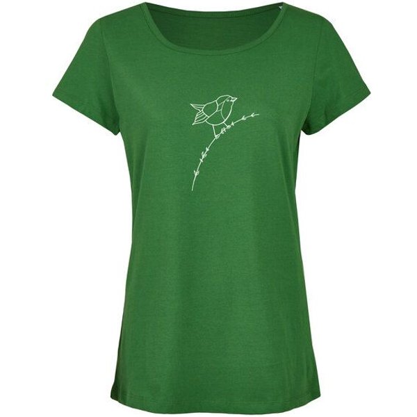 Brandless Basic Bio T-Shirt (ladies) Nr.2 Rotkehlchen GOTS 155g/m²