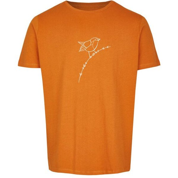 Brandless Basic Bio T-Shirt (men) Nr.2 Rotkehlchen