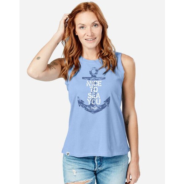 Lexi&Bö Nice to sea you Damen Oversized Tank Top
