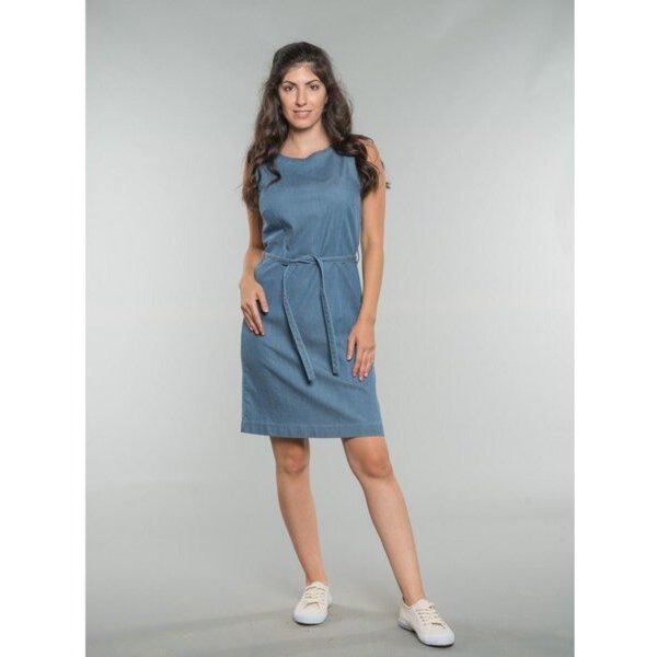 Feuervogl Kim Shiftdress aus LIGHT DENIM in Oceanblue