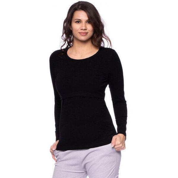Milchshake 103 BASIC Umstands- und Stillshirt langarm aus Bio-Baumwolle