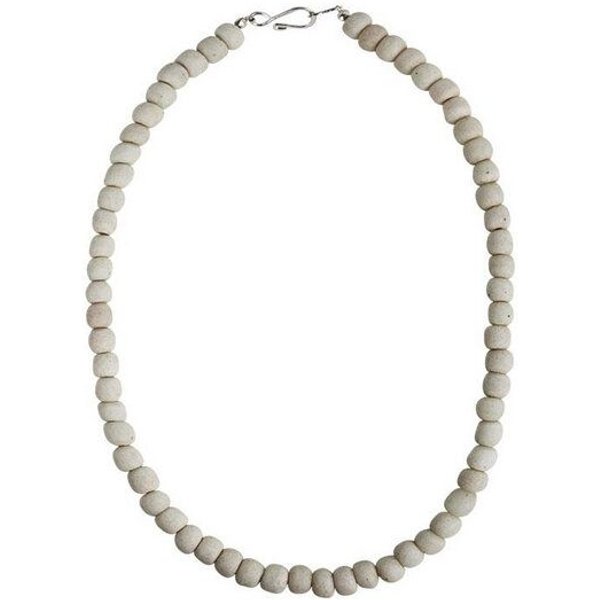 Global Mamas Halskette mit Perlen aus Recycling Glas, 46 cm