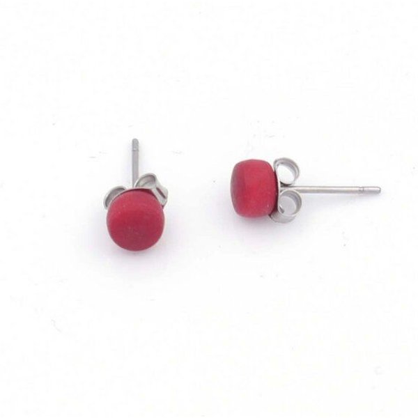 Mekhada Tagua Ohrstecker TOPI 5 mm