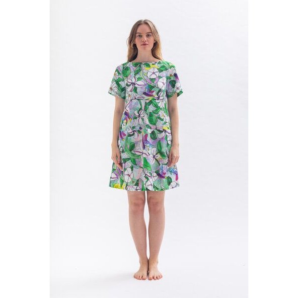 Studio Hertzberg Blumenkleid "EL-VIRAA" aus Baumwolle & Lyocell