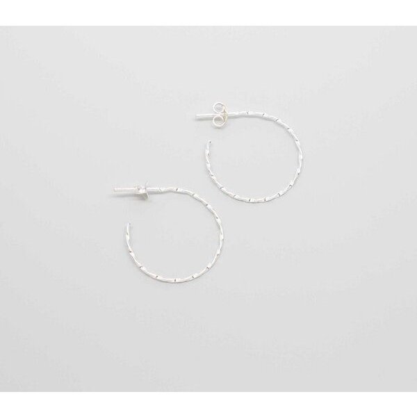 fejn jewelry Creole 'tiny twisted hoop' XS/M