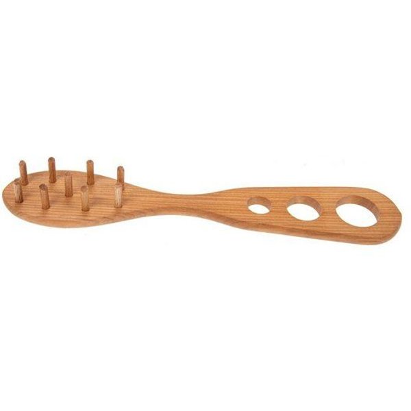 ReineNatur Spaghetti Heber mit Portionierer aus Kirschholz geölt 32 cm lang