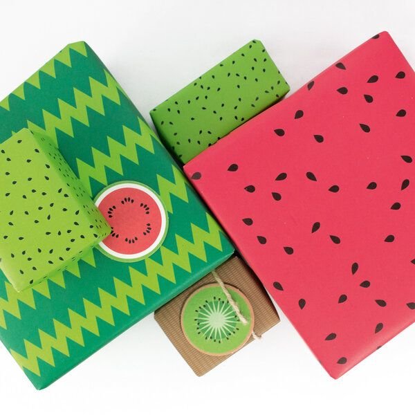 Bow & Hummingbird Geschenkverpackungs-Set Freche Früchte