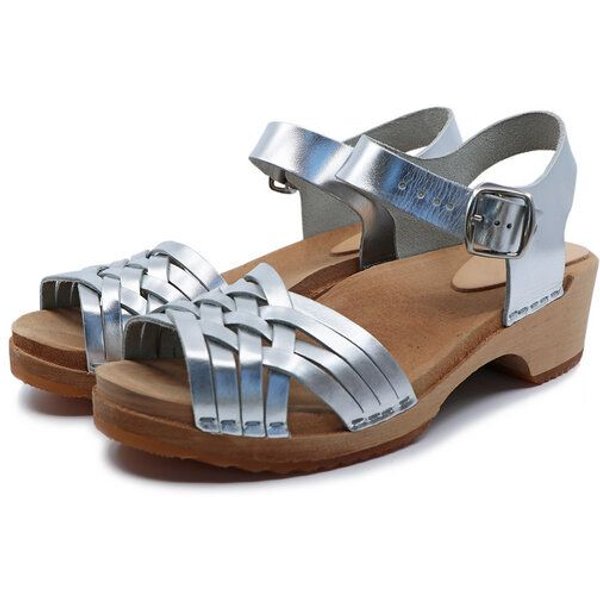 VAR - schwedische Holz Clogs Sandale von me&myclogs - low heel