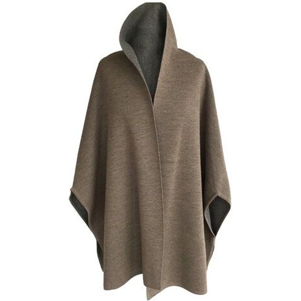 austriandesign.at MantelCape reversibel aus extrafeiner Merinowolle