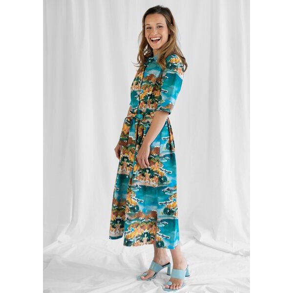 Sophia Schneider-Esleben Dress Marie, Mimosa - Damenkleid aus Bio-Baumwolle