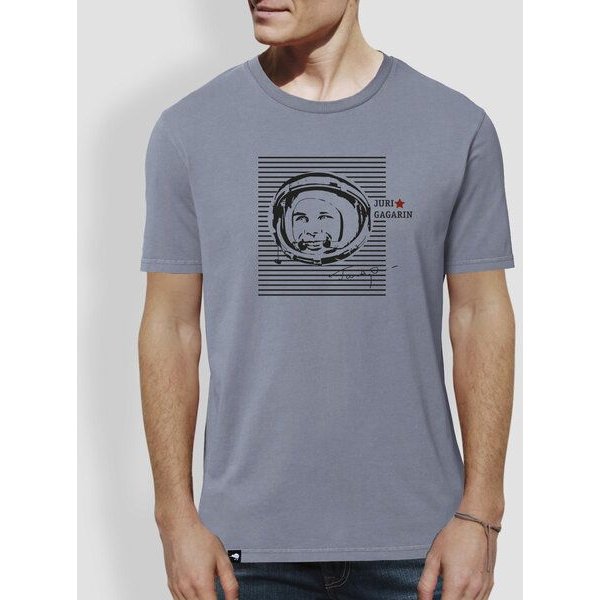 little kiwi Herren T-Shirt, "Juri", Lava Grey