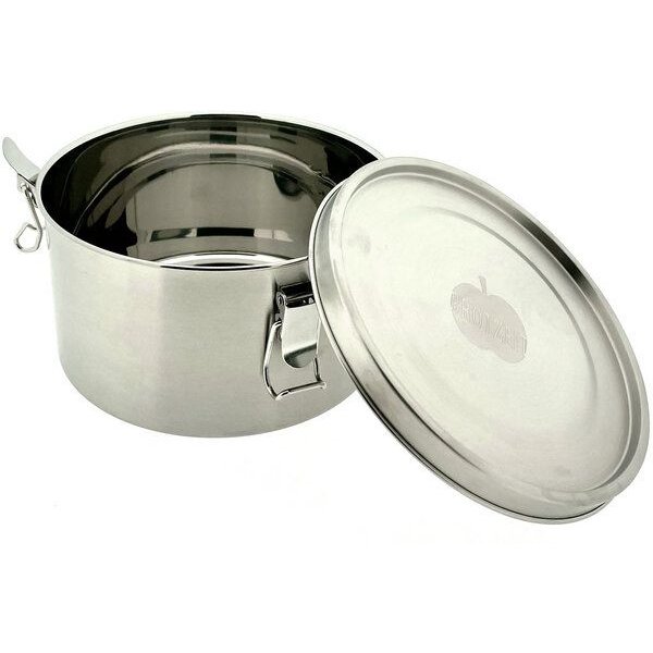 Brotzeit Dichte Edelstahl Lunchbox Click & Bowl, 1800ml