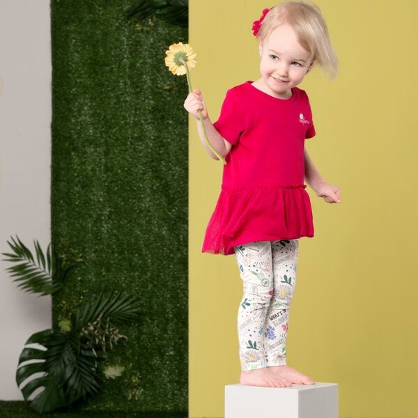 Marraine Kids Leggings aus Bio Baumwolle "Violet"