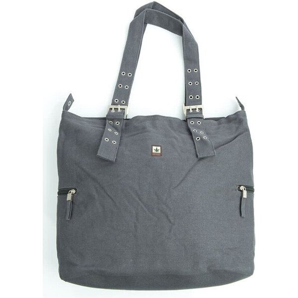 Geräumiger Damen-Shopper mit Reißverschluss von PURE (HV-0004 Hanf Shopper XL)
