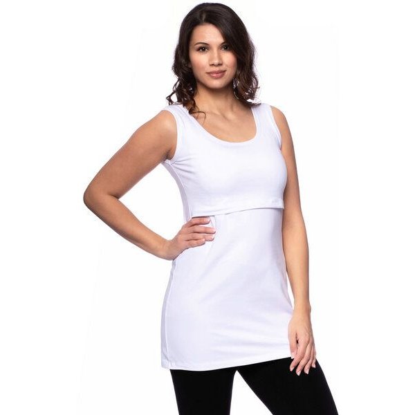 Milchshake 107 BASIC Umstands- und Stilltop extra lang aus Bio Baumwolle